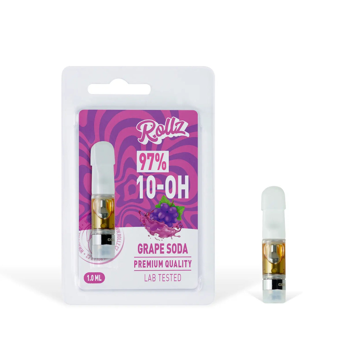ROLLZ 10-OH live resin cartridge 1 ml – Amnesia Haze, 510, own production.